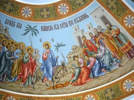 Губернатор на фреске встречает Иисуса (3 фото)