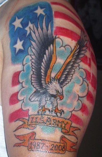 Татуировки военных из США (30 фото)