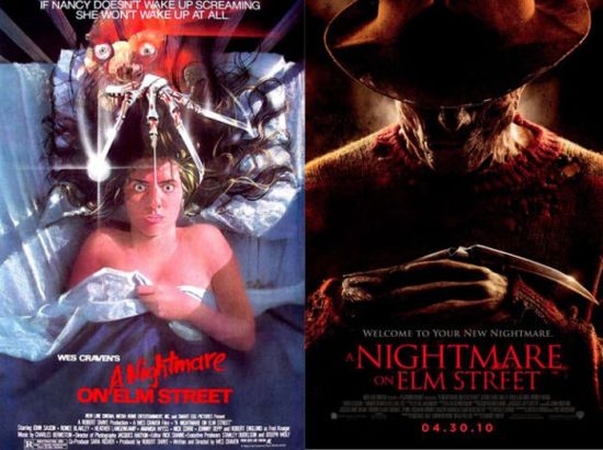 Постеры к фильмам ужасов и их ремейкам (35 фото)