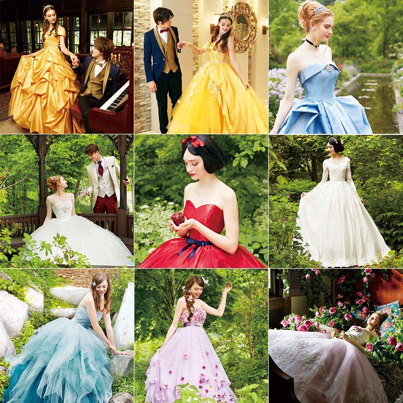 Свадебные платья как у Диснеевских принцесс