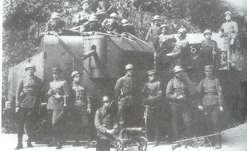 Первый серийный пушечный бронеавтомобиль Гарфорд–Путилов
