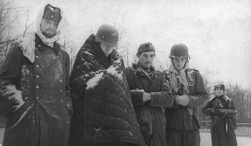Немцы в плену у партизан