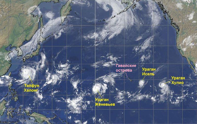 Почему в Тихом океане часто возникают ураганы и тайфуны