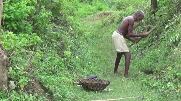 Индийский мужчина 30 лет в одиночку, копал водный канал в свою деревню