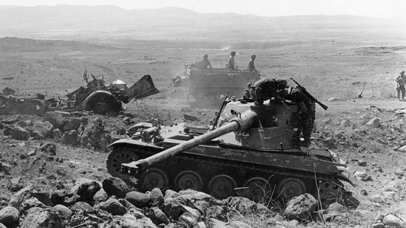 Французские AMX-13, захваченные сирийскими войсками  у Израиля в 1967 году