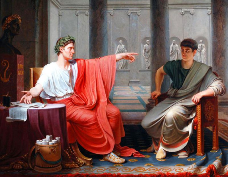 Император Август и солдат гей