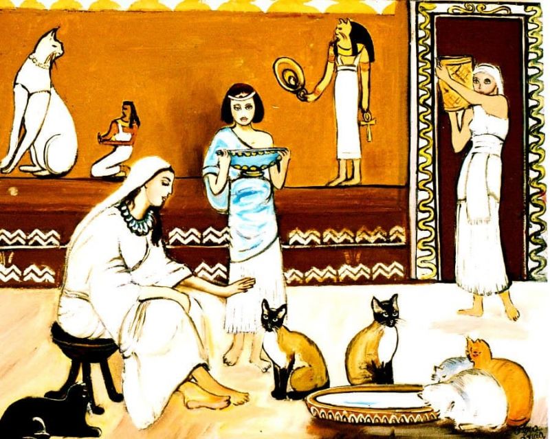 Почему в древнем Египте почитали кошек